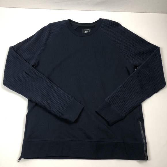 GAP | Navy Long Sleeve Knit Cozy Pullover | Large - Picture 1 of 8